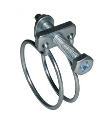 Collier à  double fil W4 - Inox - 35 mm - 40 mm - Lot de 50 - ACE