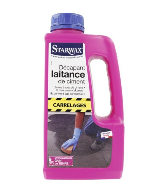 Décapant chantier - Laitance de ciment - 1 L - STARWAX