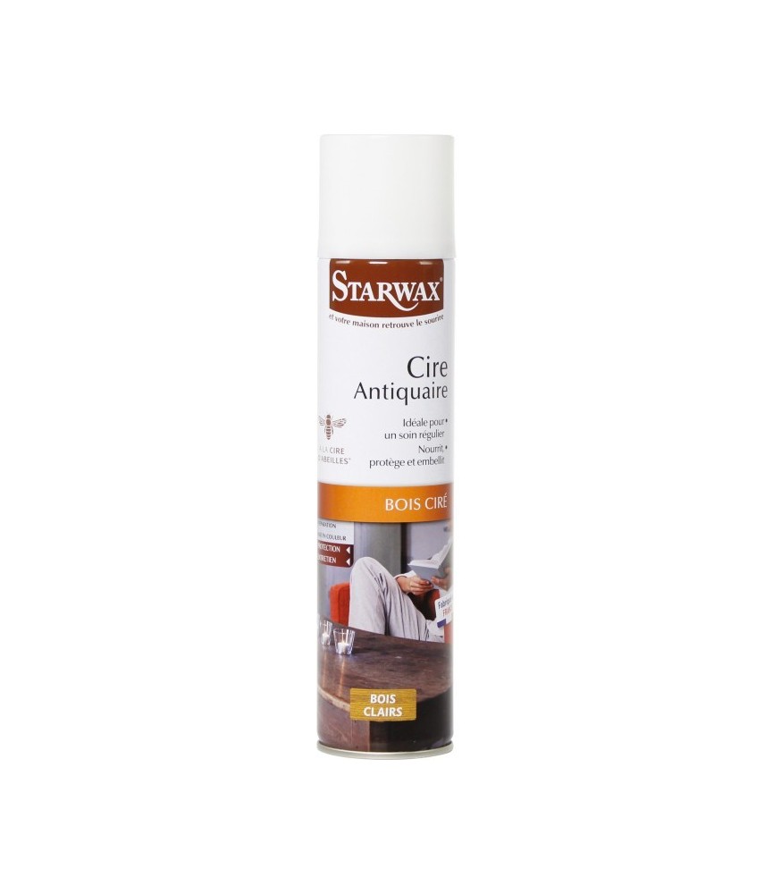 Cire Antiquaire Aerosol Bois Clair 300 ml - STARWAX