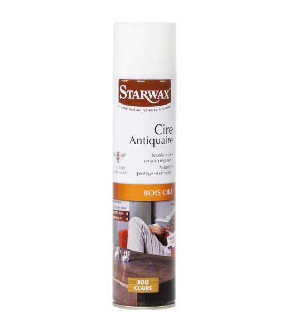 Cire Antiquaire Aerosol Bois Clair 300 ml - STARWAX