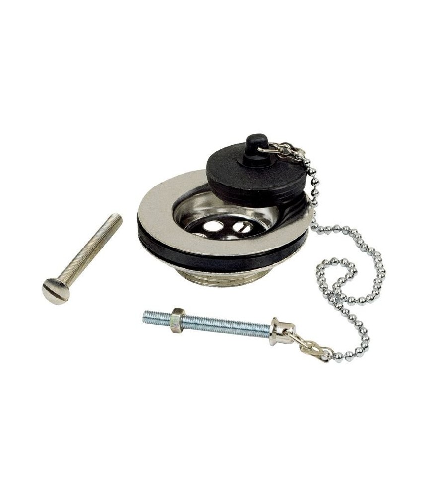 Bonde laiton à bouchon, 63 mm Bonde laiton à bouchon, 63 mm