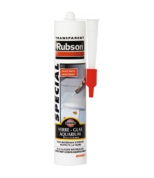 Rubson Mastic Colle Verre Aquarium 280 ml - Transparent