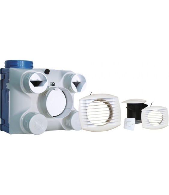 Kit VMC auto réglable avec hygrovariable - DMO