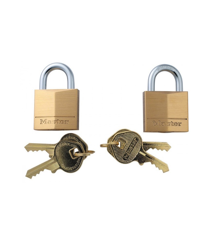 Cadena en laiton - Anse acier s'entrouvant - 30 mm - MASTER LOCK Cadena en laiton - Anse acier s'entrouvant - 30 mm - MASTER LOCK