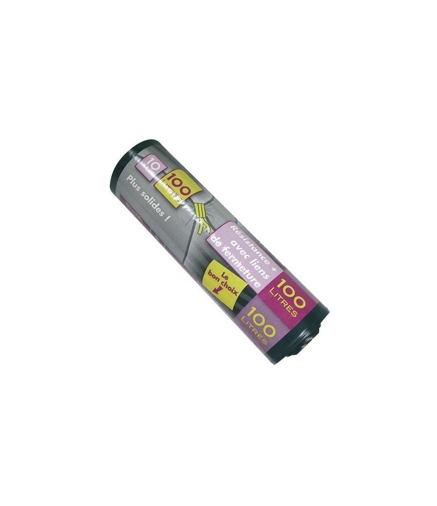 Sac poubelle 100 L - Lot de 10 - ELBE Sac poubelle 100 L - Lot de 10 - ELBE