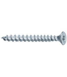 Vis à bois tête fraisee heco-acier zingue -  5 mm - Lot de 200