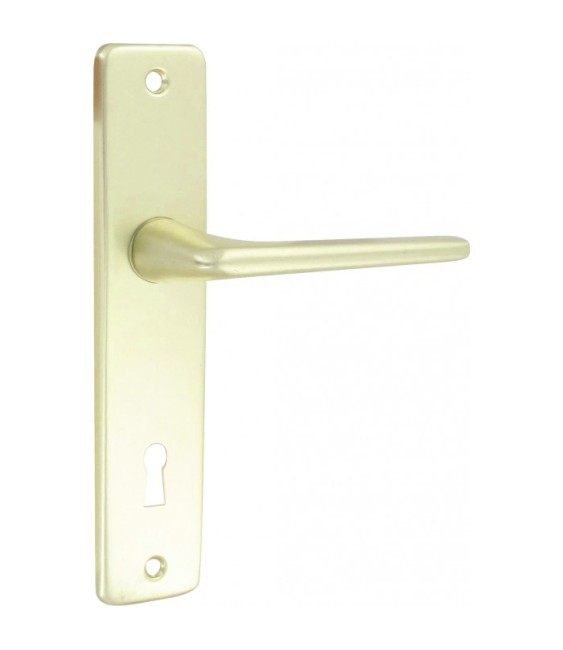 Poignée de porte - Gets aluminium - Champagne - cylindre165