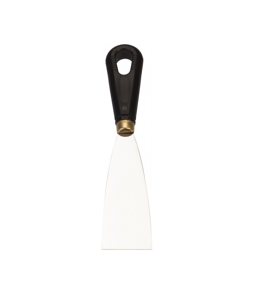 Couteau de peintre inox / Manche plastique - 4 cm - OUTIBAT Couteau de peintre inox / Manche plastique - 4 cm - OUTIBAT