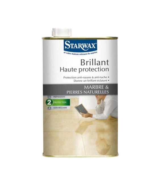 Brillant haute protection pour marbre - 1 L - STARWAX