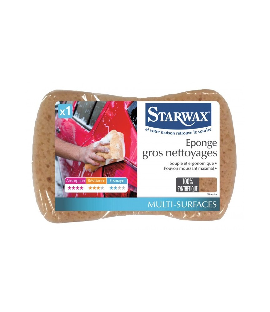 Eponge synthétique gros nettoyage - STARWAX