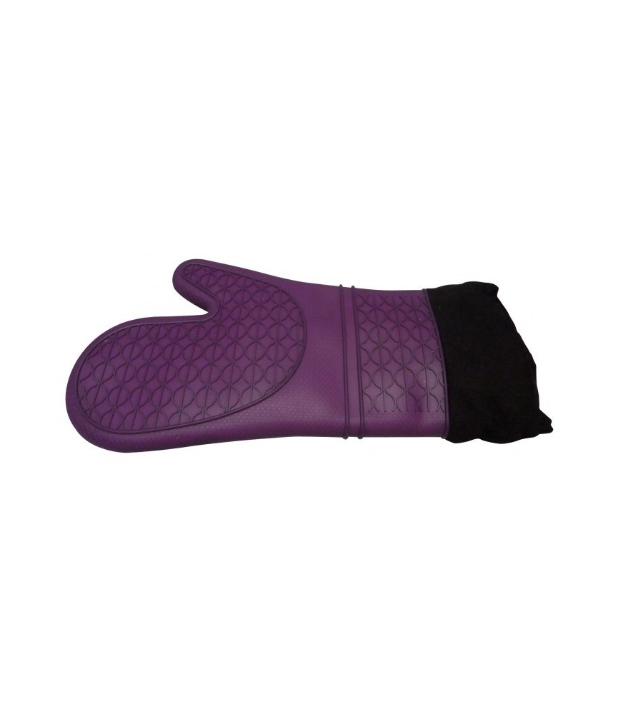 Gants de cuisine en silicone - Prune - SIF