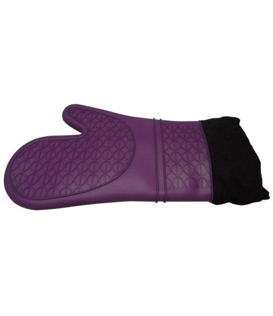 Gants de cuisine en silicone - Prune - SIF
