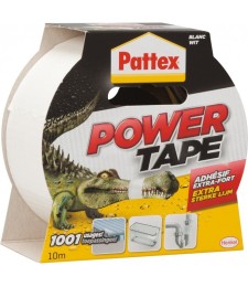 Adhésif super puissant Power tape Power Tape - Blanc - Longueur 10 m