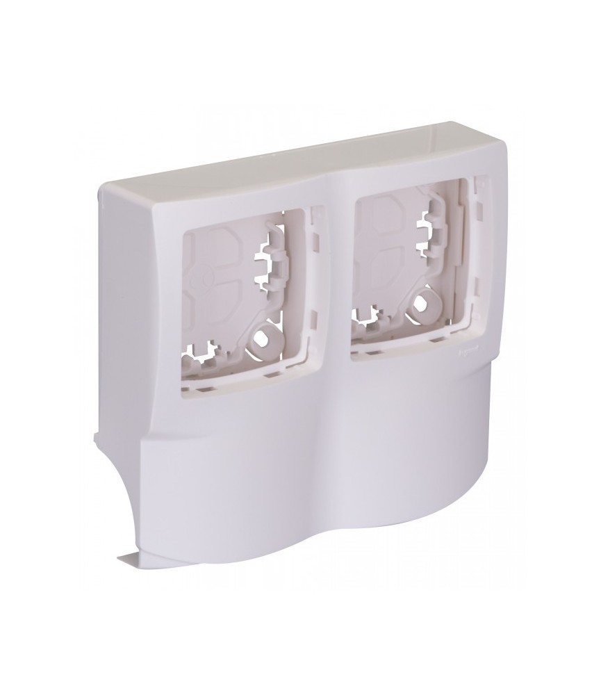 Cadre double pour appareillage apparent - Pour moulures 12,5 mm - LEGRAND Cadre double pour appareillage apparent - Pour moulures 12,5 mm - LEGRAND