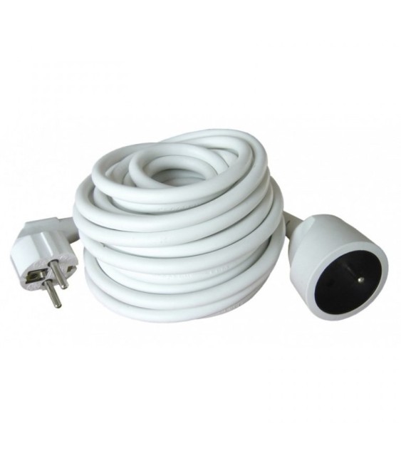 Rallonge Ho5Vvf 3 G 1.5 - Blanc - 10 M - ZENITECH