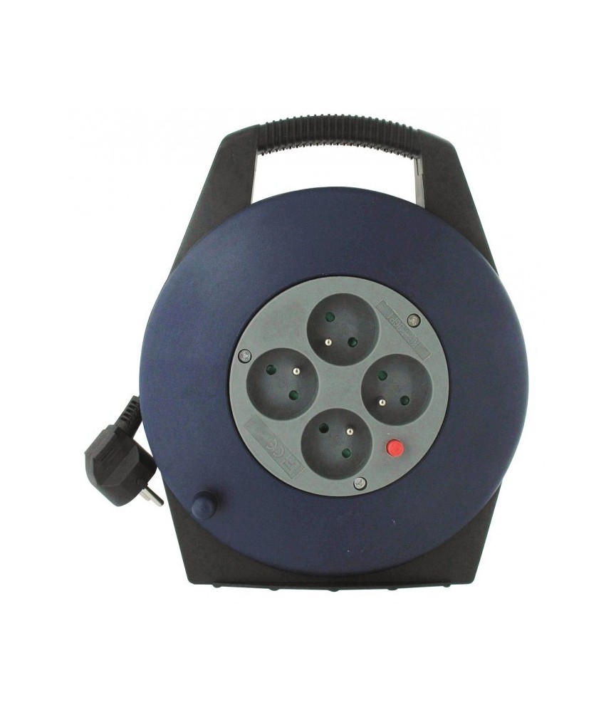 Enrouleur domestique - H05 VV-F 3G 1 mm² - Longueur 10 m - DHOME Enrouleur domestique - H05 VV-F 3G 1 mm² - Longueur 10 m - DHOME