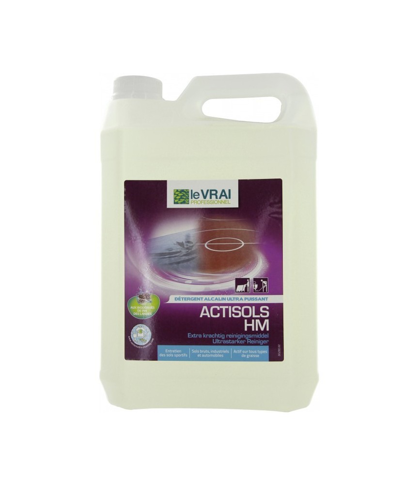 Dégraissant industriel pour sol - 5 L - LE VRAI PROFESSIONEL Dégraissant industriel pour sol - 5 L - LE VRAI PROFESSIONEL