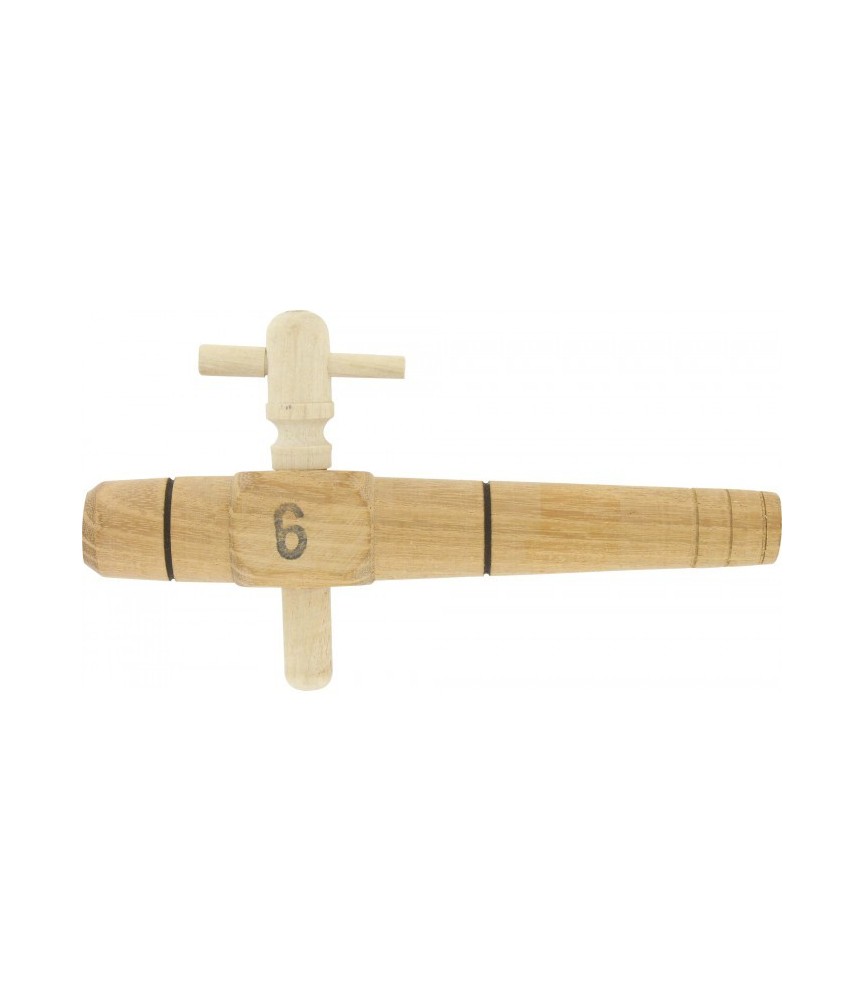 Robinet barrique conique acacia - Diamètre 18 mm - 6 pouces Robinet barrique conique acacia - Diamètre 18 mm - 6 pouces