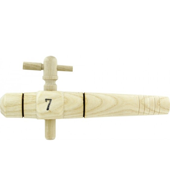 Robinet barrique conique acacia - Diamètre 22 mm - 7 pouces