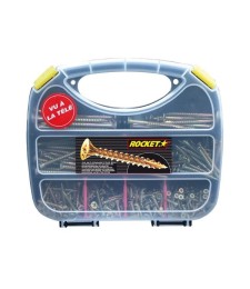 Coffret de vis à bois - 430 pièces - VYNEX