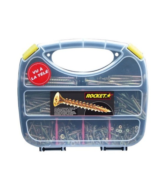 Coffret de vis à bois - 430 pièces - VYNEX