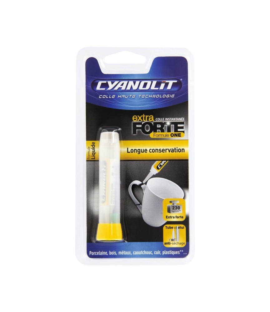 Cyanolit 33300007 Blister de colle longue conservation 2 g