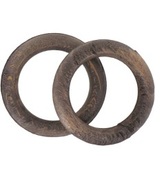 Anneau - Chêne - Diamètre 20 mm - Vendu par 10 - ATELIER 28
