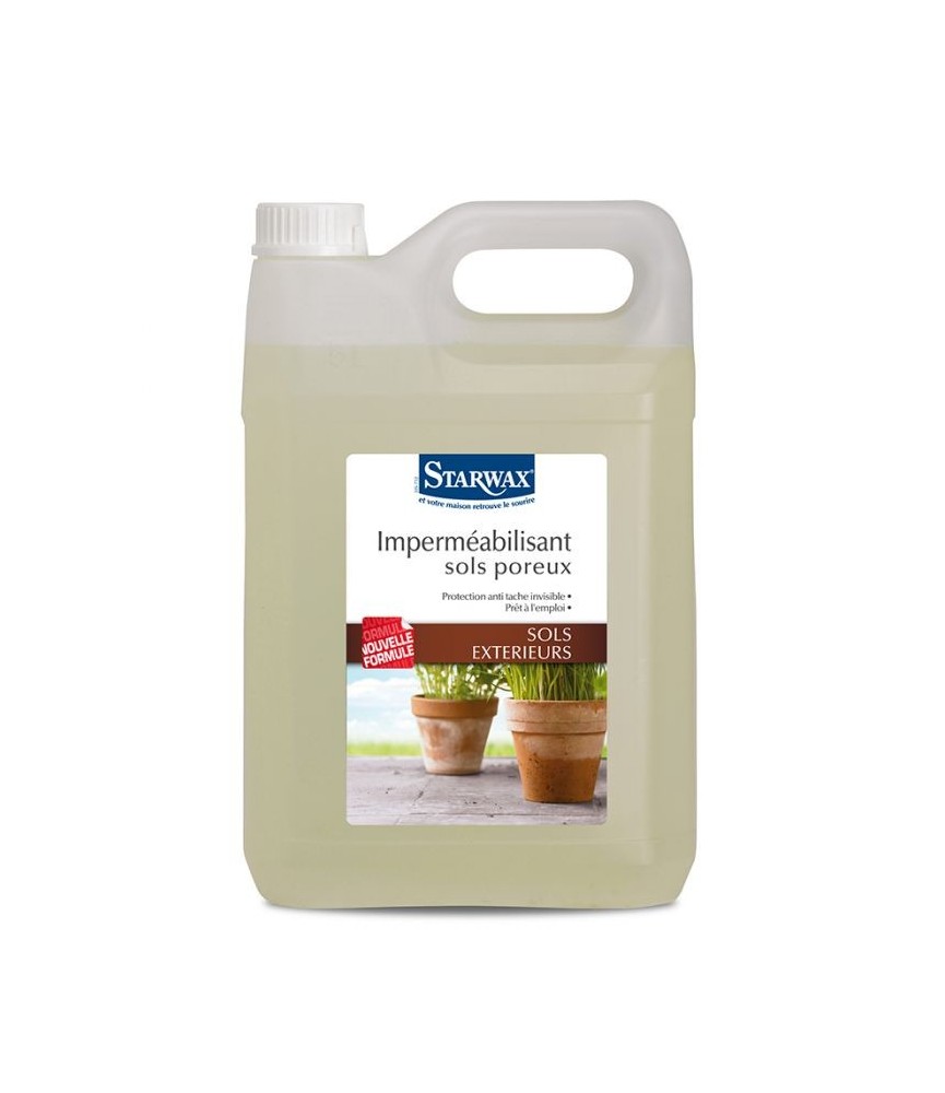 Imperméabilisant sols poreux - 5 L - STARWAX Imperméabilisant sols poreux - 5 L - STARWAX