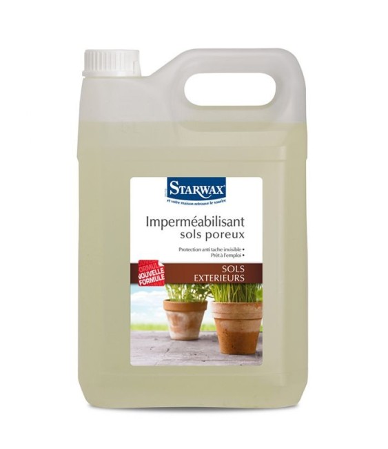 Imperméabilisant sols poreux - 5 L - STARWAX