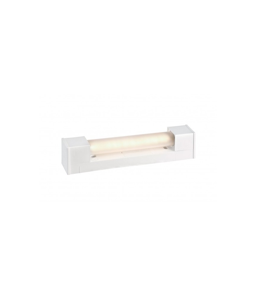 Applique salle de bains - blanc - avec interrupteur et prise 2 phases + terre - ARIC Applique salle de bains - blanc - avec interrupteur et prise 2 phases + terre - ARIC