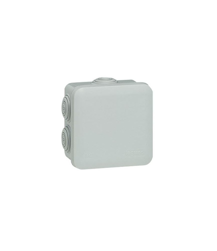 Boîte dérivation carrée Blanc PLEXO - 80 x 80 x 45 mm - LEGRAND Boîte dérivation carrée Blanc PLEXO - 80 x 80 x 45 mm - LEGRAND