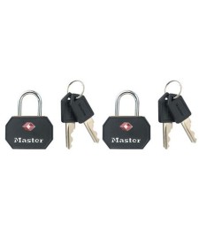 Cadenas laiton - 40 mm - anse acier 22 mm - certifié TSA - MASTER LOCK