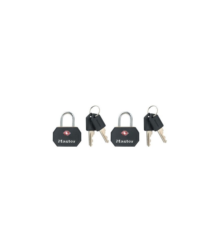 Cadenas laiton - 40 mm - anse acier 22 mm - certifié TSA - MASTER LOCK Cadenas laiton - 40 mm - anse acier 22 mm - certifié TSA - MASTER LOCK