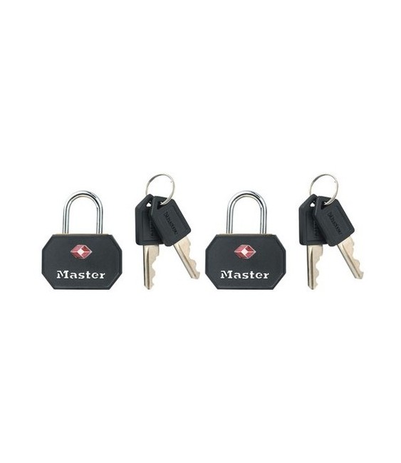 Cadenas laiton - 40 mm - anse acier 22 mm - certifié TSA - MASTER LOCK