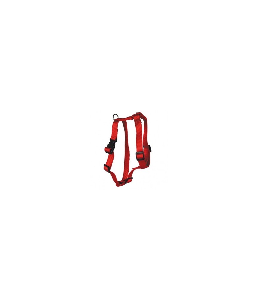Harnais Nylon réglable rouge 40 / 60 cm - ZOLUX
