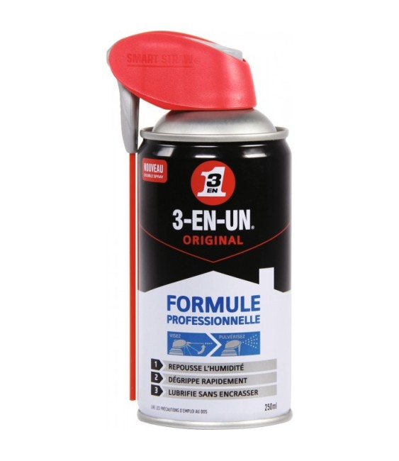 Huile - 3 en un aerosol - 250 ml - Pro Double spray