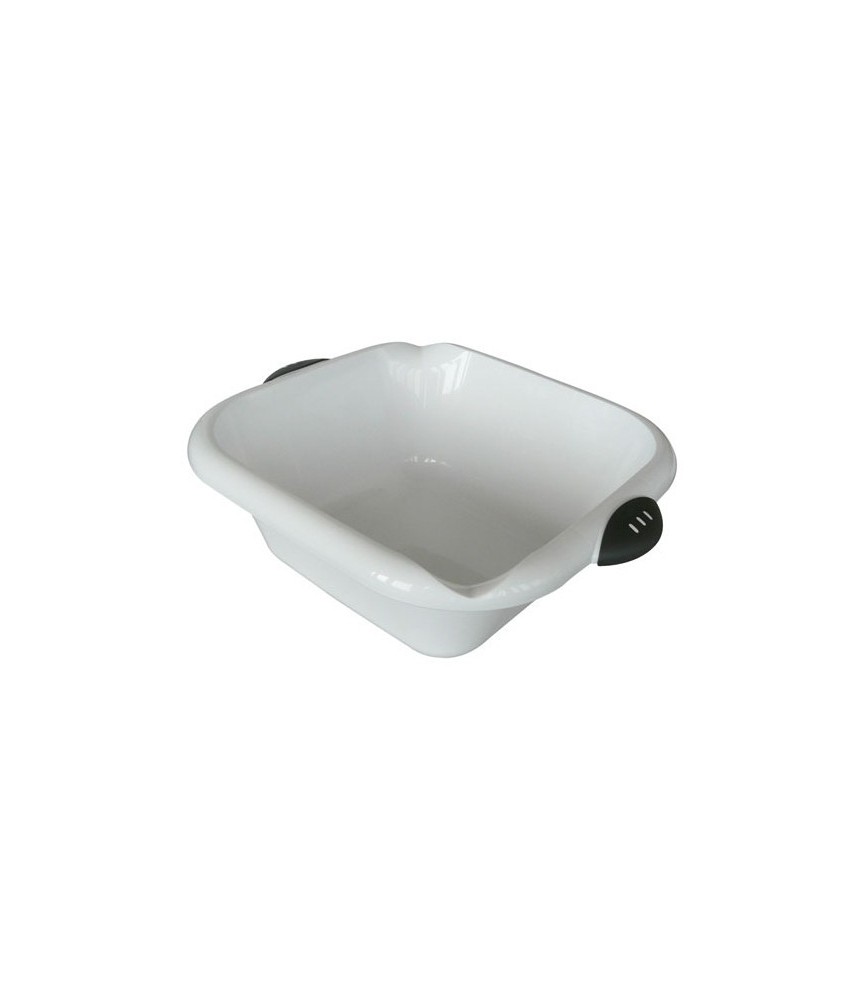 Cuvette carrée bimatière - 8 L - blanc - LAGUELLE Cuvette carrée bimatière - 8 L - blanc - LAGUELLE