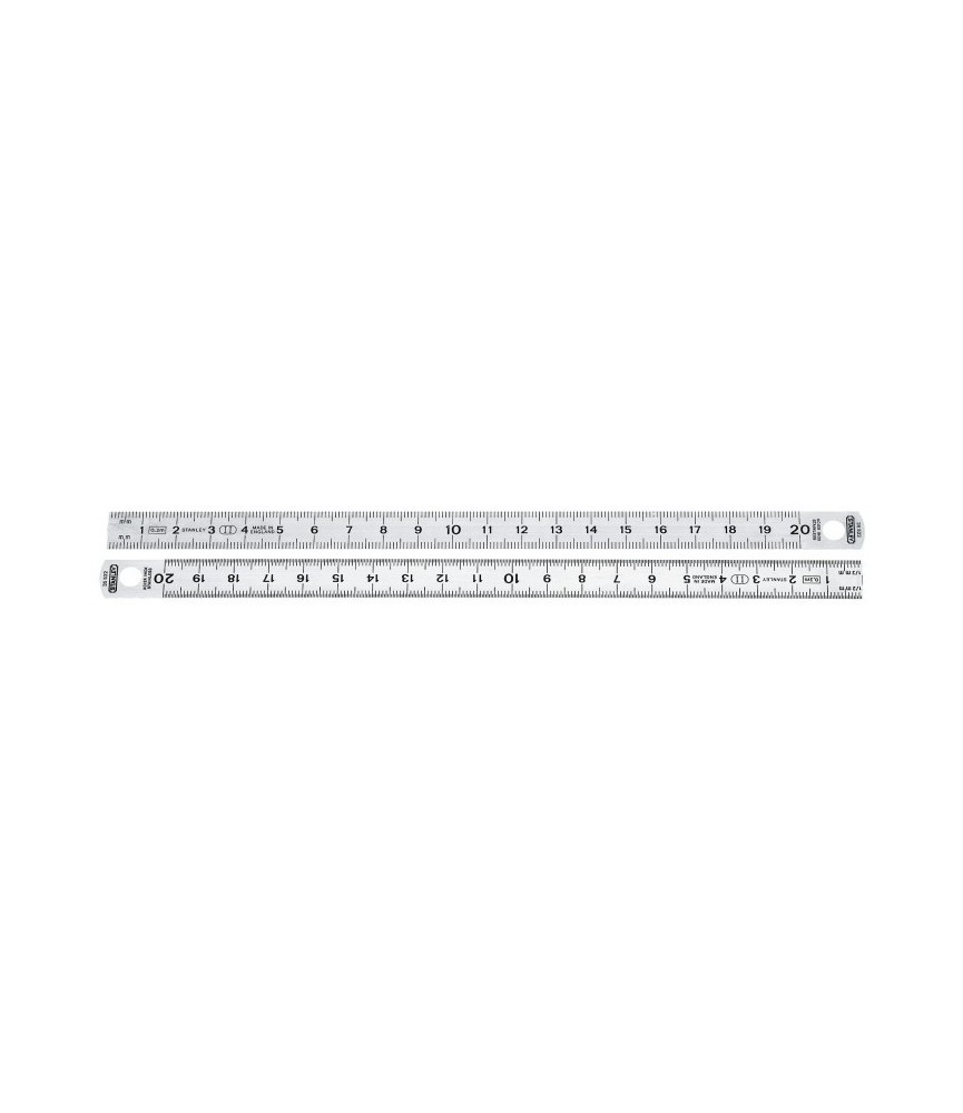 Règlette En Acier Inoxydable Classe Ii Lg - Taille : 30 cm - STANLEY Règlette En Acier Inoxydable Classe Ii Lg - Taille : 30 cm - STANLEY