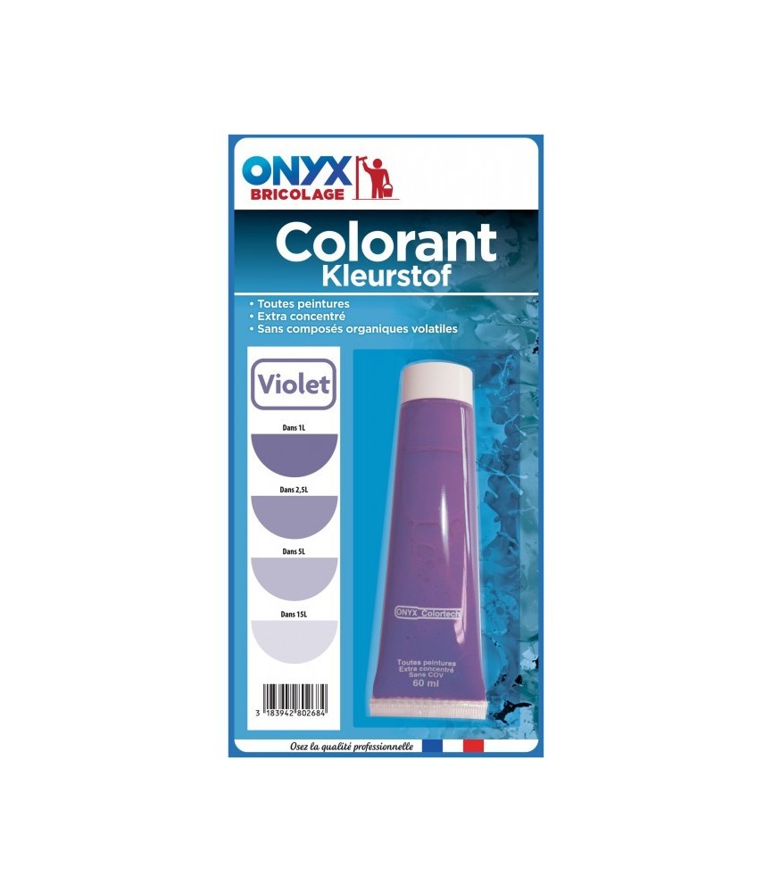 Colorant universel "Colortech" - Violet - 60 ml - ONYX Colorant universel "Colortech" - Violet - 60 ml - ONYX