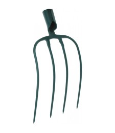 Fourche à fumier - Sans manche - 4 dents - 30 cm - CAP VERT