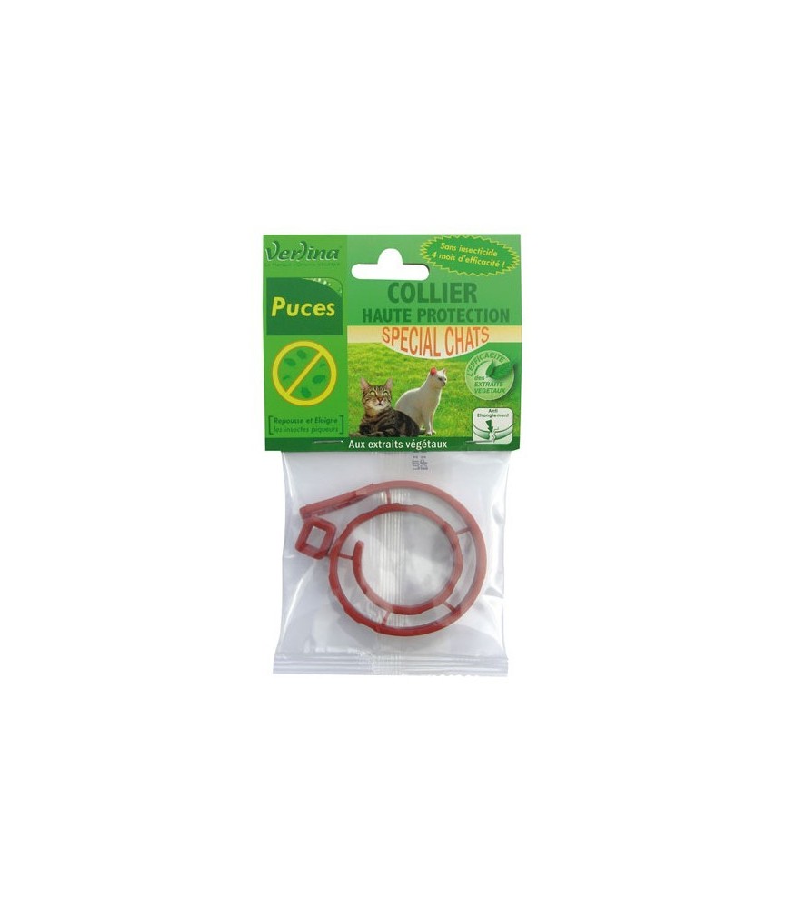 Collier puces insectifuge chats - VERLINA Collier puces insectifuge chats - VERLINA