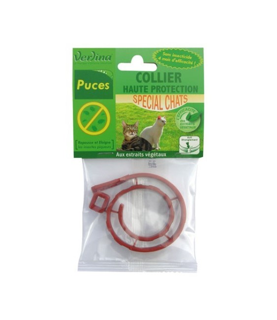 Collier puces insectifuge chats - VERLINA