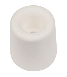 Butee ou butoir de sol caoutchouc conique - Finition.Blanc -  30 mm