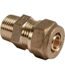 Raccord Male PER à compression/Diam 16-15X21 mm