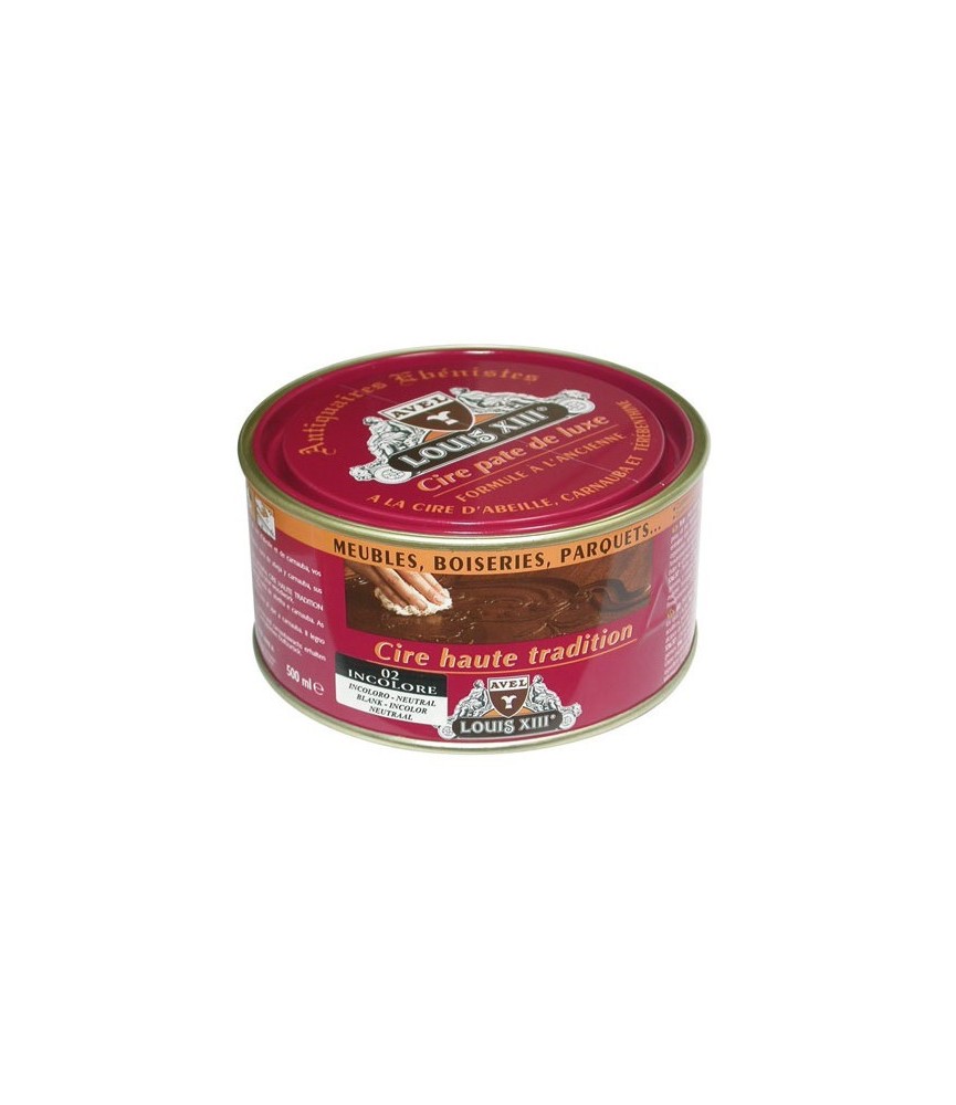 Cire d'abeille en pâte - Louis XIII - Incolore - 500 ml - AVEL Cire d'abeille en pâte - Louis XIII - Incolore - 500 ml - AVEL