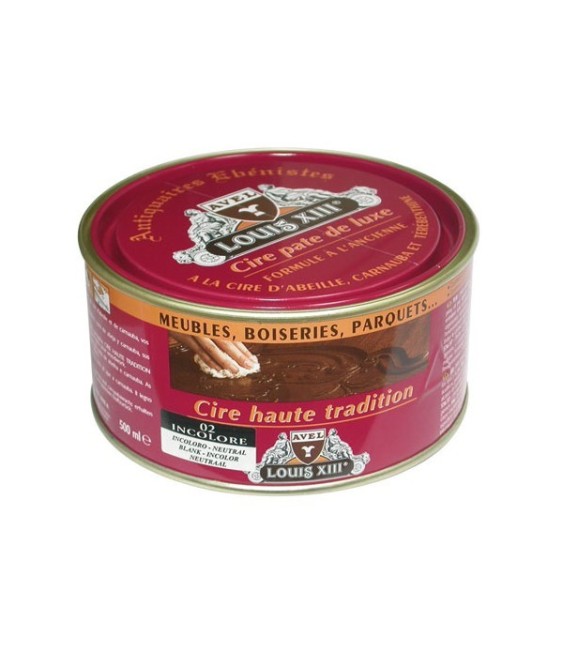 Cire d'abeille en pâte - Louis XIII - Incolore - 500 ml - AVEL