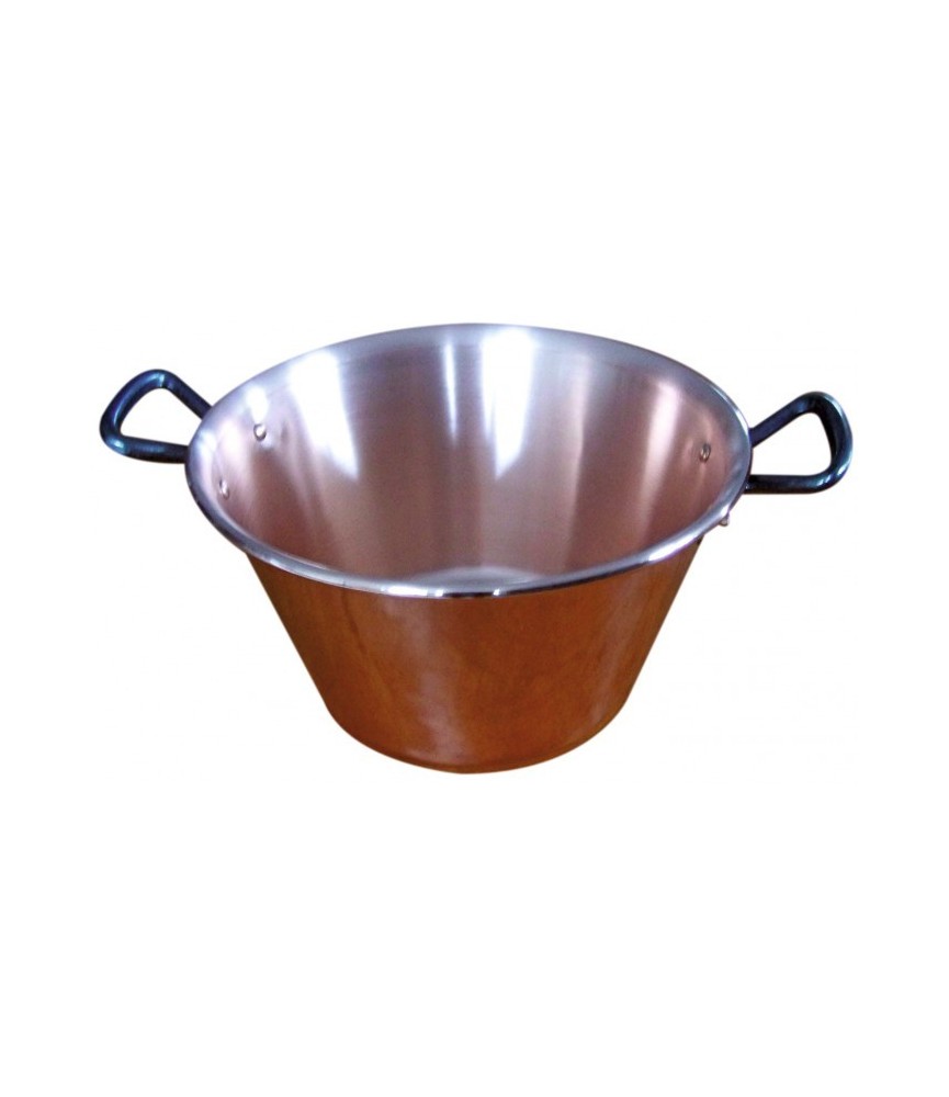 Bassine en cuivre spéciale confitures et gelées - BAUMALU
