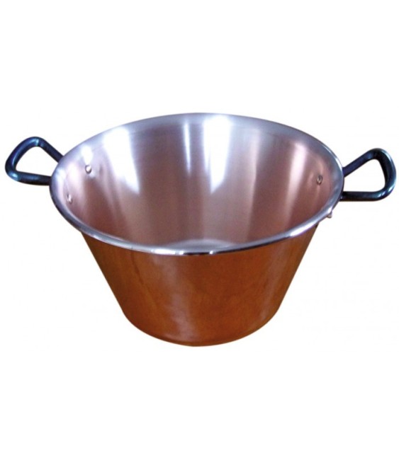Bassine en cuivre spéciale confitures et gelées - BAUMALU