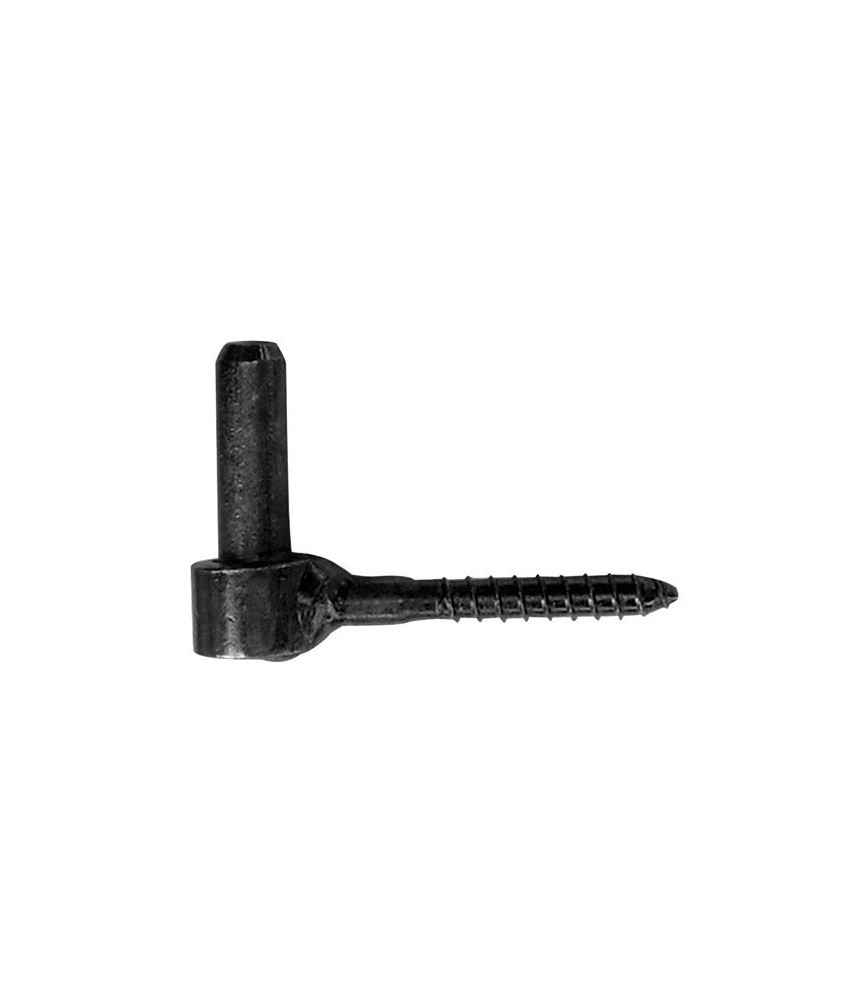 Gond à visser renforcé - Noir - 14 mm - MERMIER Gond à visser renforcé - Noir - 14 mm - MERMIER