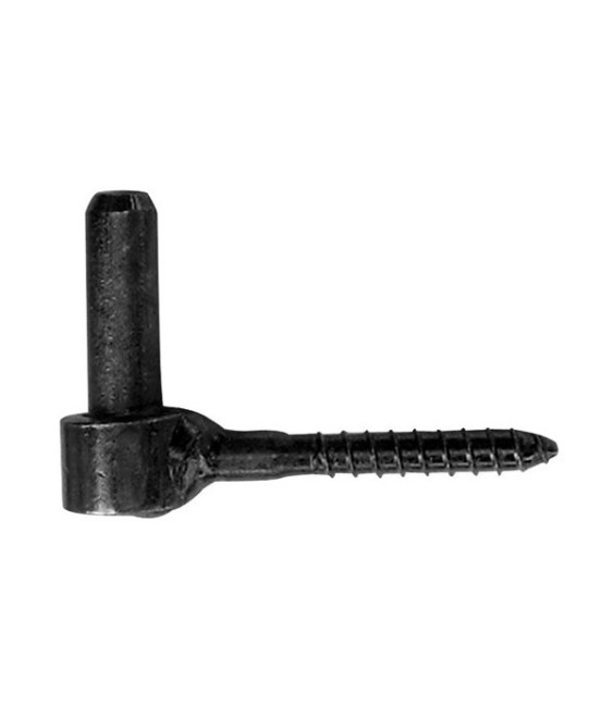 Gond à visser renforcé - Noir - 14 mm - MERMIER